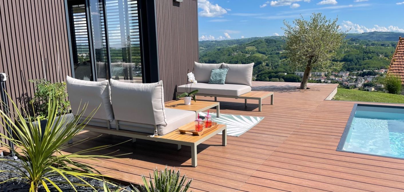 07 terrasse lounge — Aménagement des abords de piscine en Haute-Saône en Haute-Saône (70)