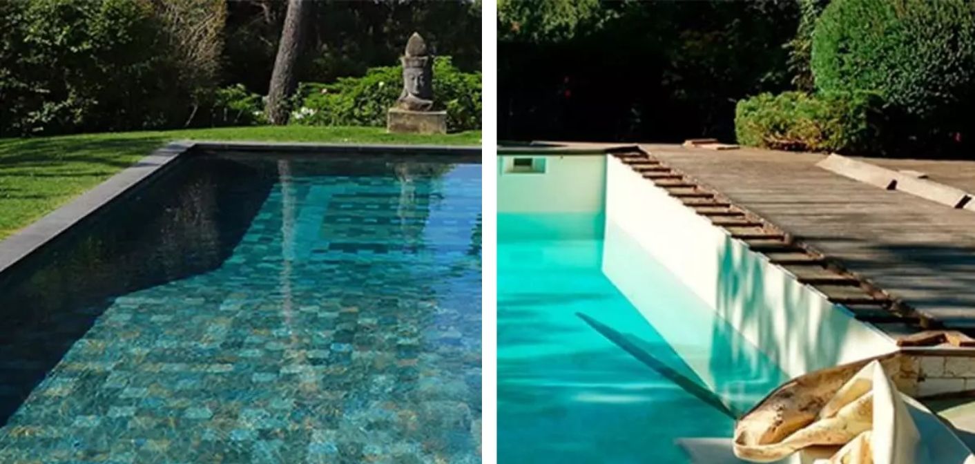 05 avant apres carrelage — Rénovation de piscine en Haute-Saône en Haute-Saône (70)