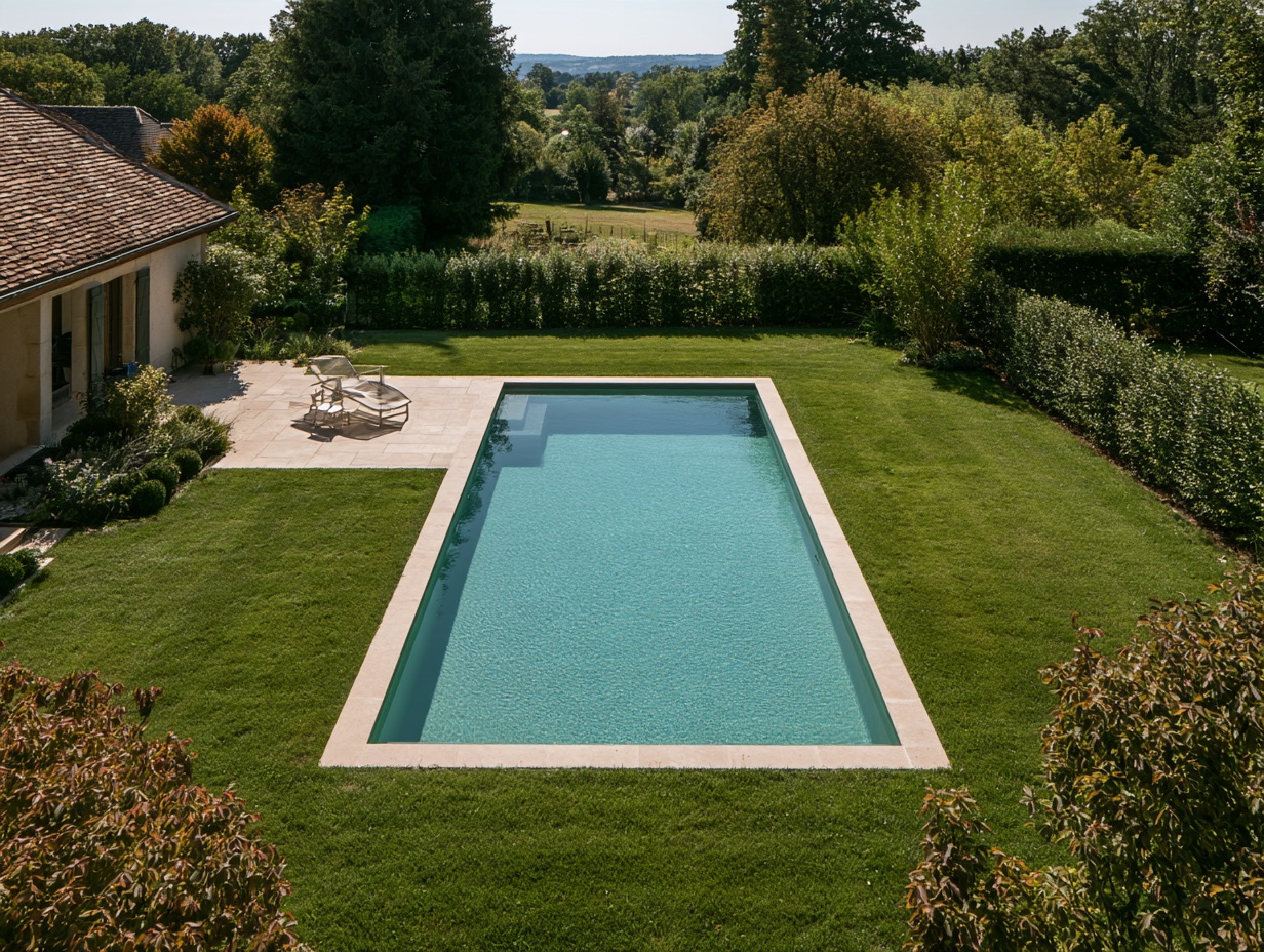 08 vue aerienne — piscine en Haute-Saône